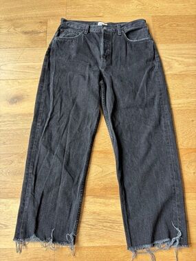 $258 etica tyler vintage straight crop jeans womens 30